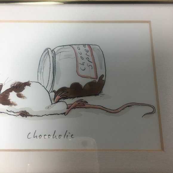 Vintage Art Reproduction of Chocoholic Mouse - Picture 6 of 15
